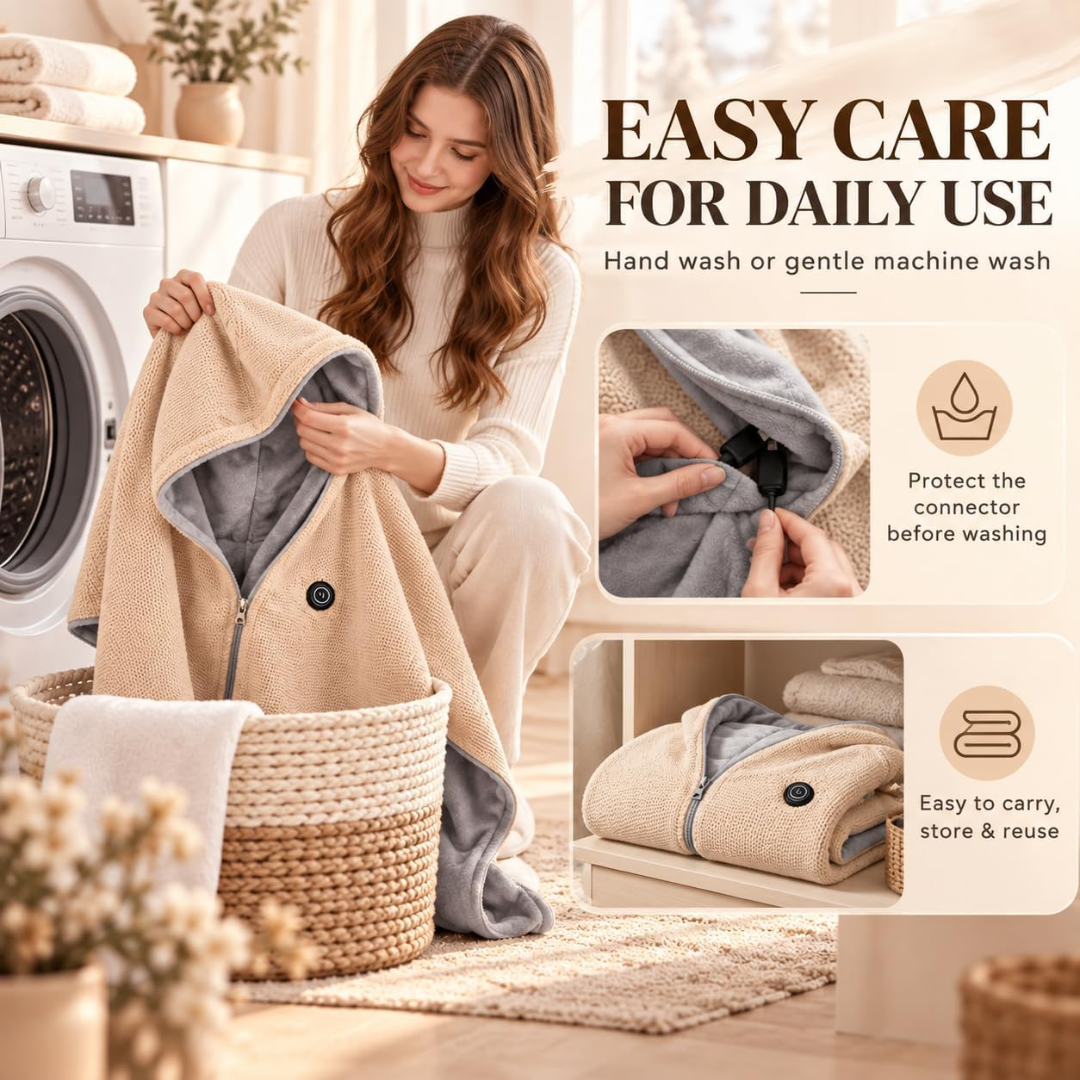 Illustrated care and folding guide