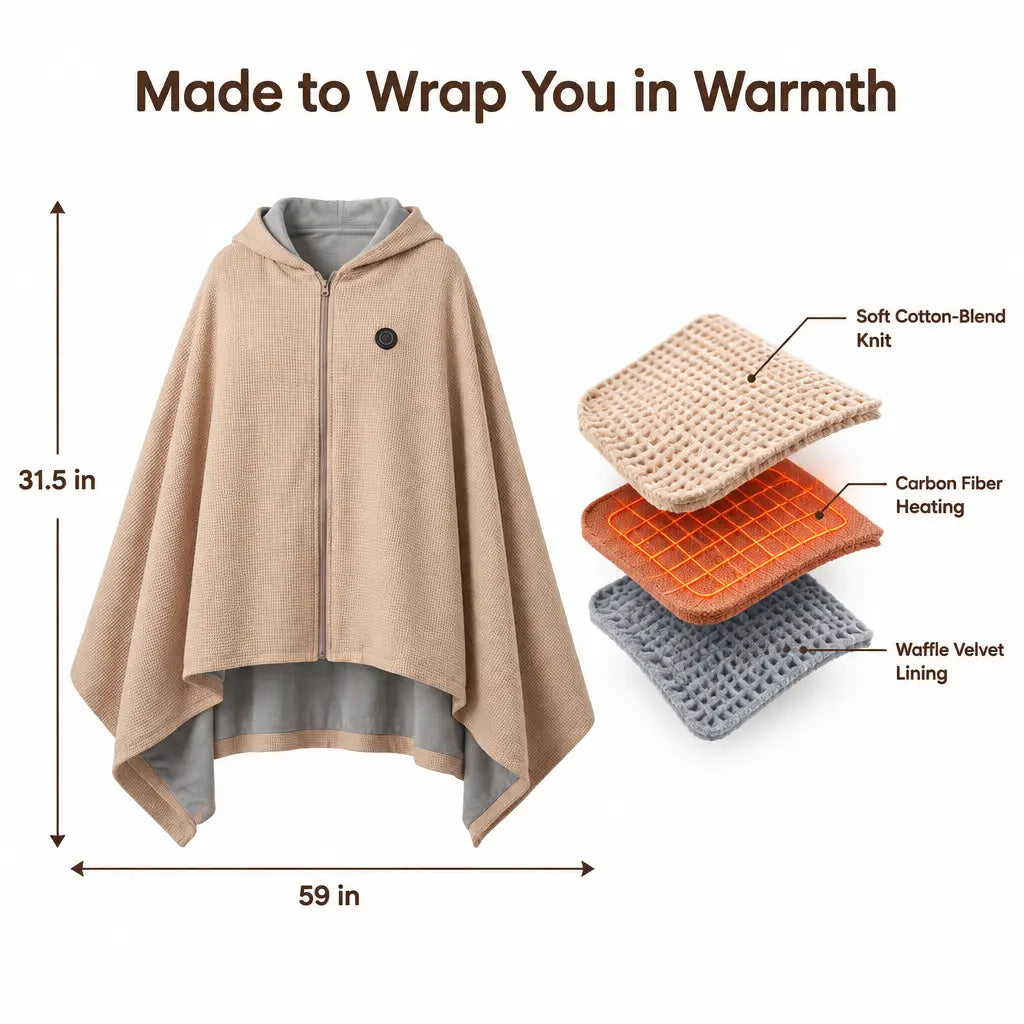 CozyKind™ Heated Wearable Blanket Wrap